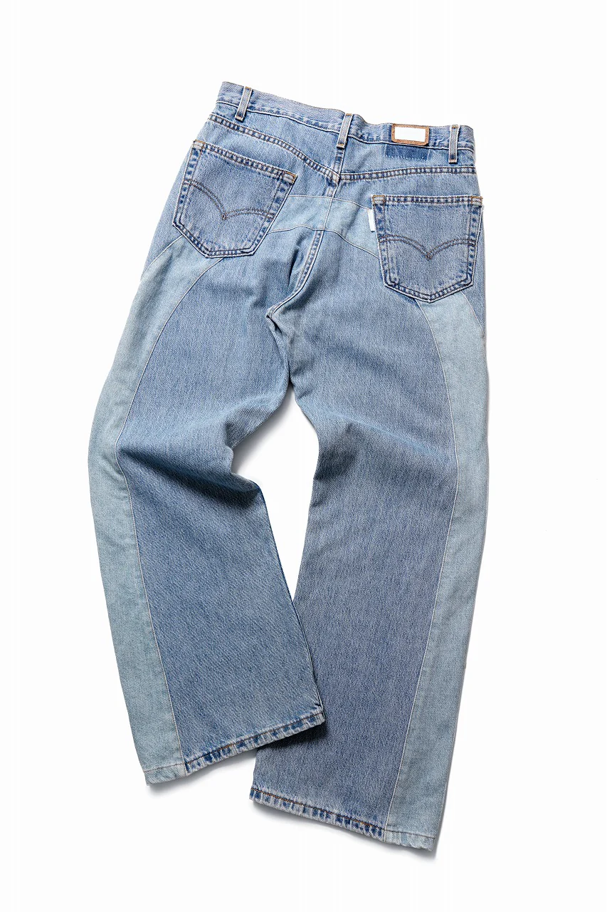 CHANGES REMAKE DENIM PANTS / VINTAGE LEVI’S JEANS (INDIGO) - Image 3