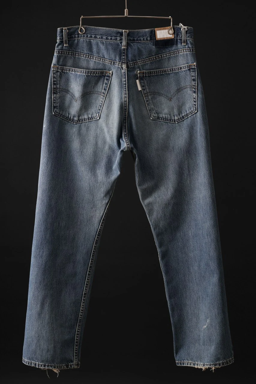 CHANGES REMAKE DENIM PANTS / VINTAGE LEVI’S JEANS (INDIGO #A) - Image 3