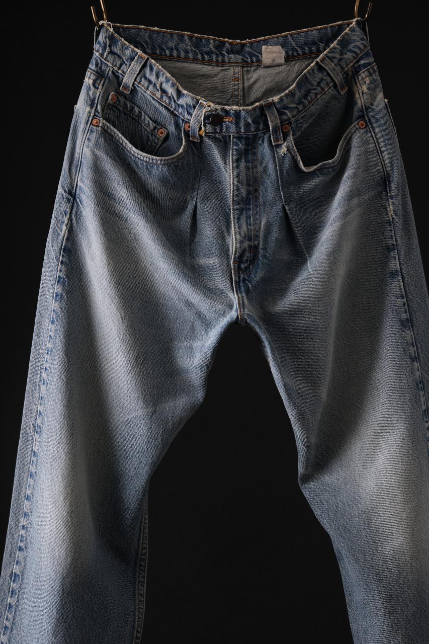 CHANGES REMAKE DENIM PANTS / VINTAGE LEVI’S JEANS (INDIGO #A) - Image 4