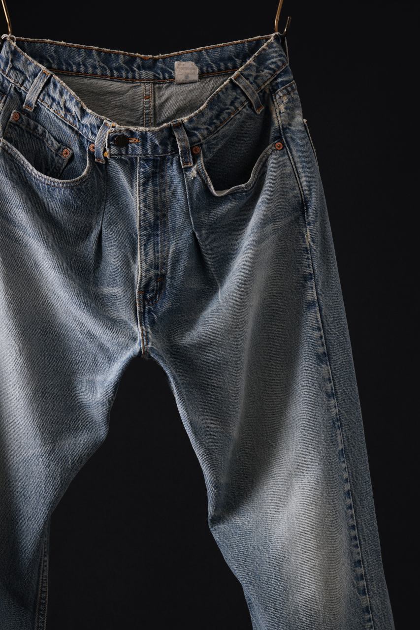 CHANGES REMAKE DENIM PANTS / VINTAGE LEVI’S JEANS (INDIGO #A) - Image 5