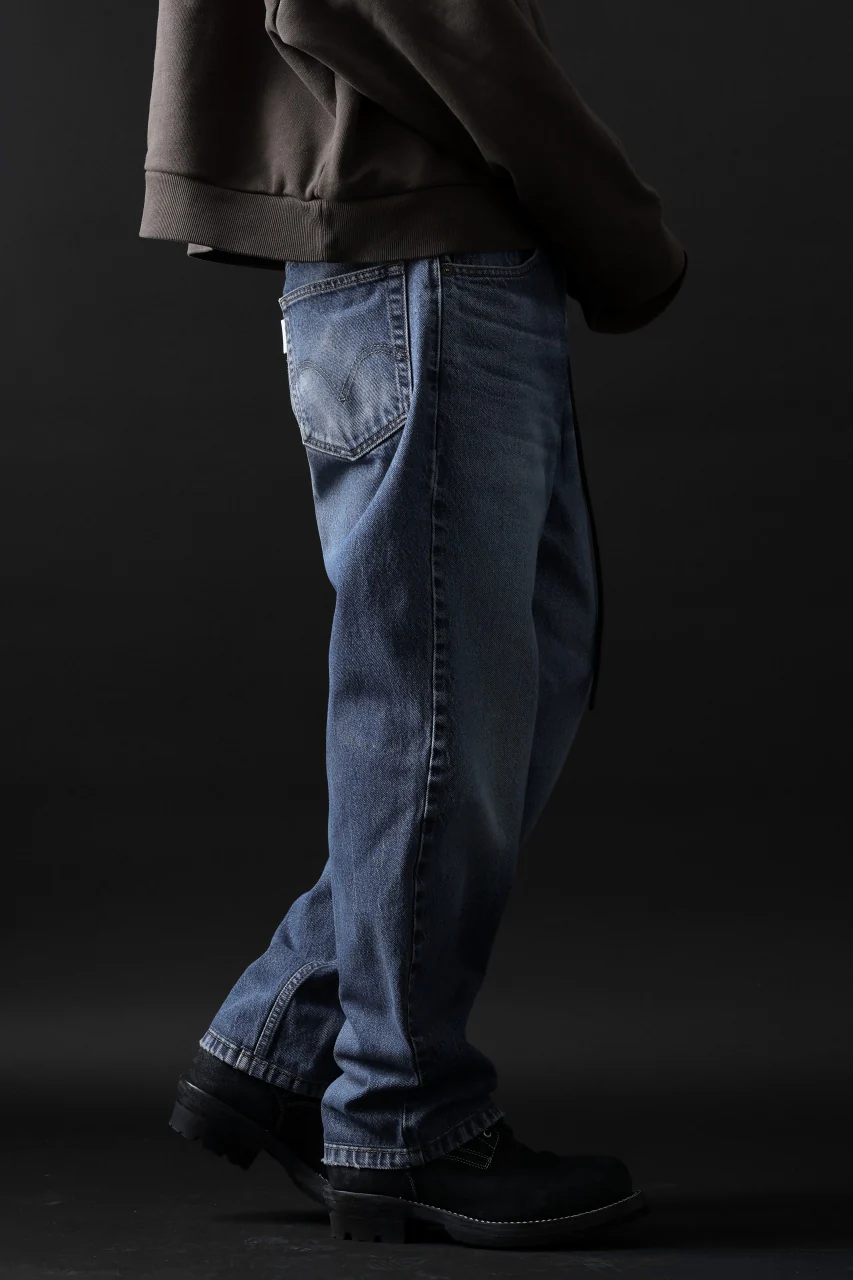 CHANGES REMAKE DENIM PANTS / VINTAGE LEVI’S JEANS (INDIGO #B) - Image 23