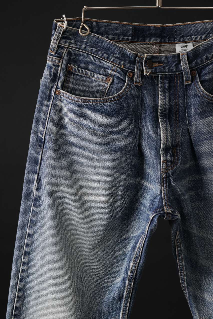 CHANGES REMAKE DENIM PANTS / VINTAGE LEVI’S JEANS (INDIGO #B) - Image 4