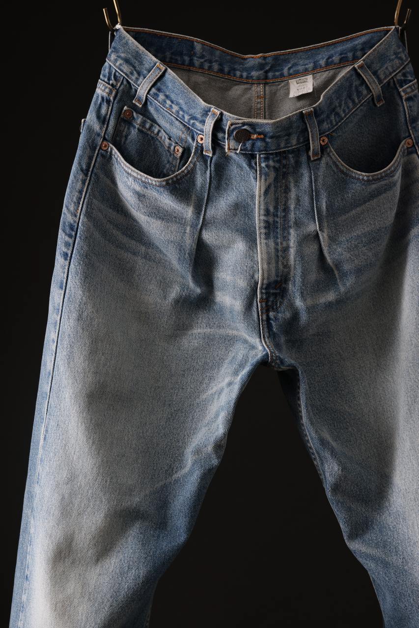 CHANGES REMAKE DENIM PANTS / VINTAGE LEVI’S JEANS (INDIGO #B) - Image 4