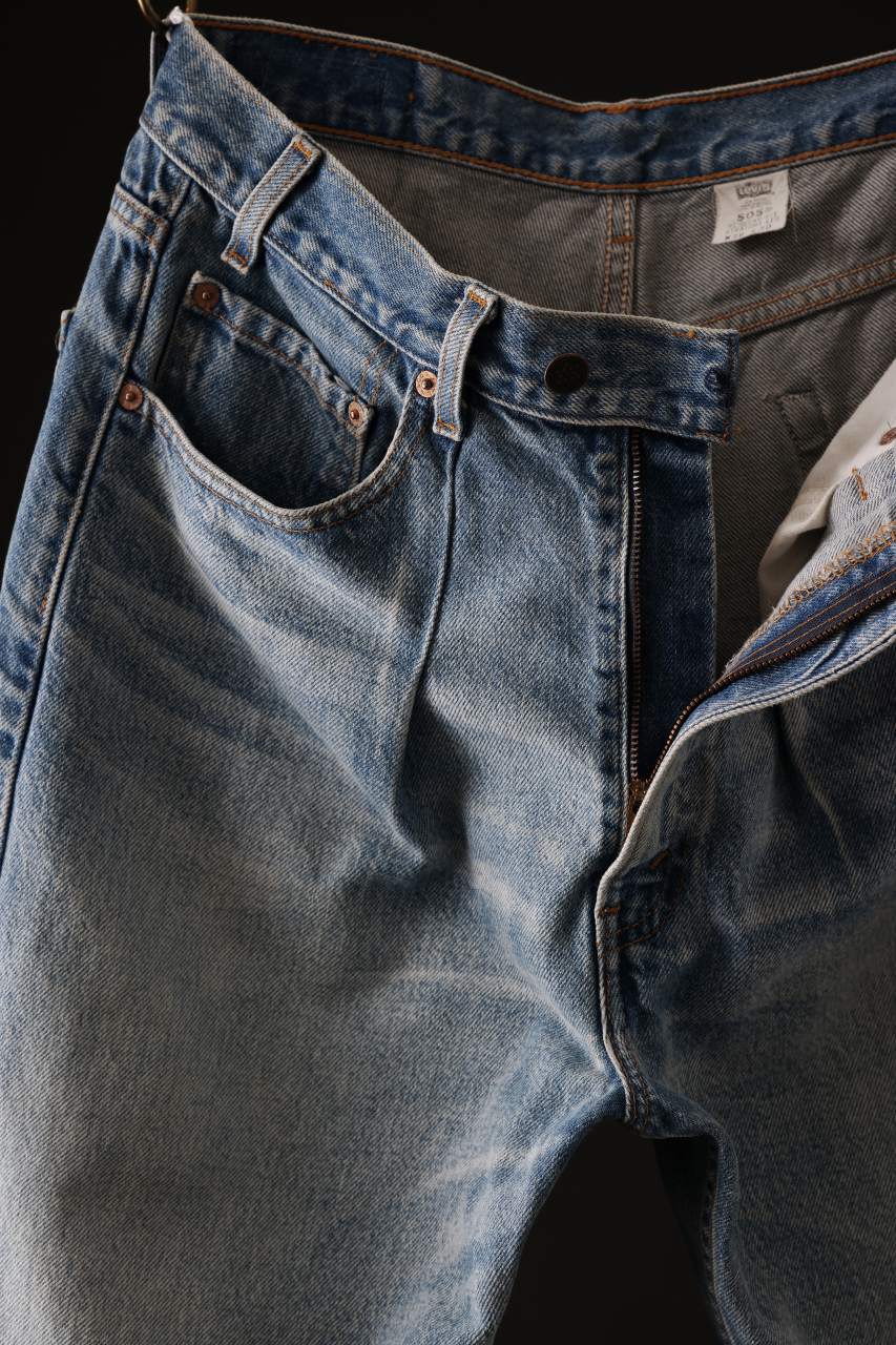 CHANGES REMAKE DENIM PANTS / VINTAGE LEVI’S JEANS (INDIGO #B) - Image 9