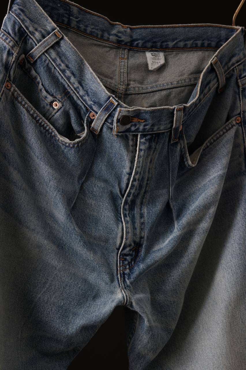 CHANGES REMAKE DENIM PANTS / VINTAGE LEVI’S JEANS (INDIGO #C) - Image 7