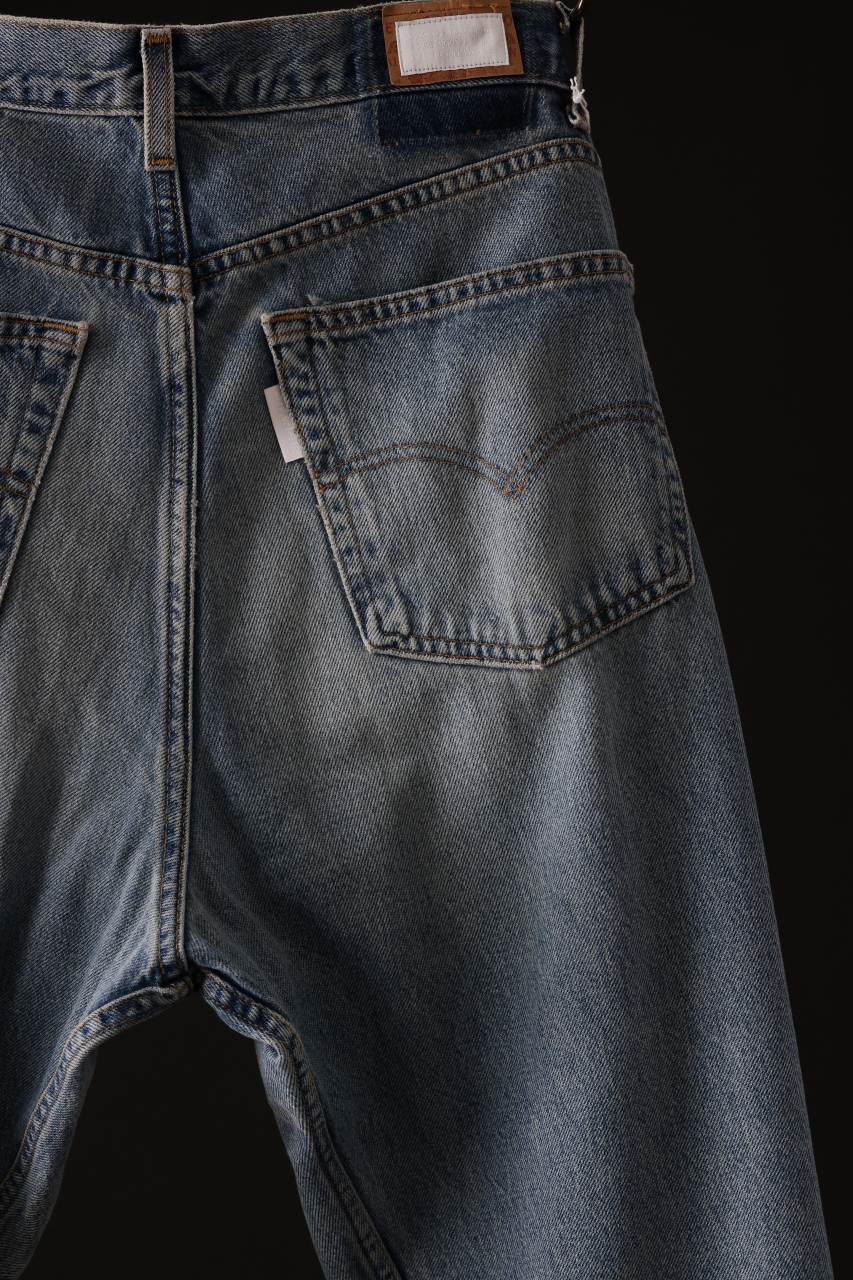 CHANGES REMAKE DENIM PANTS / VINTAGE LEVI’S JEANS (INDIGO #C) - Image 9