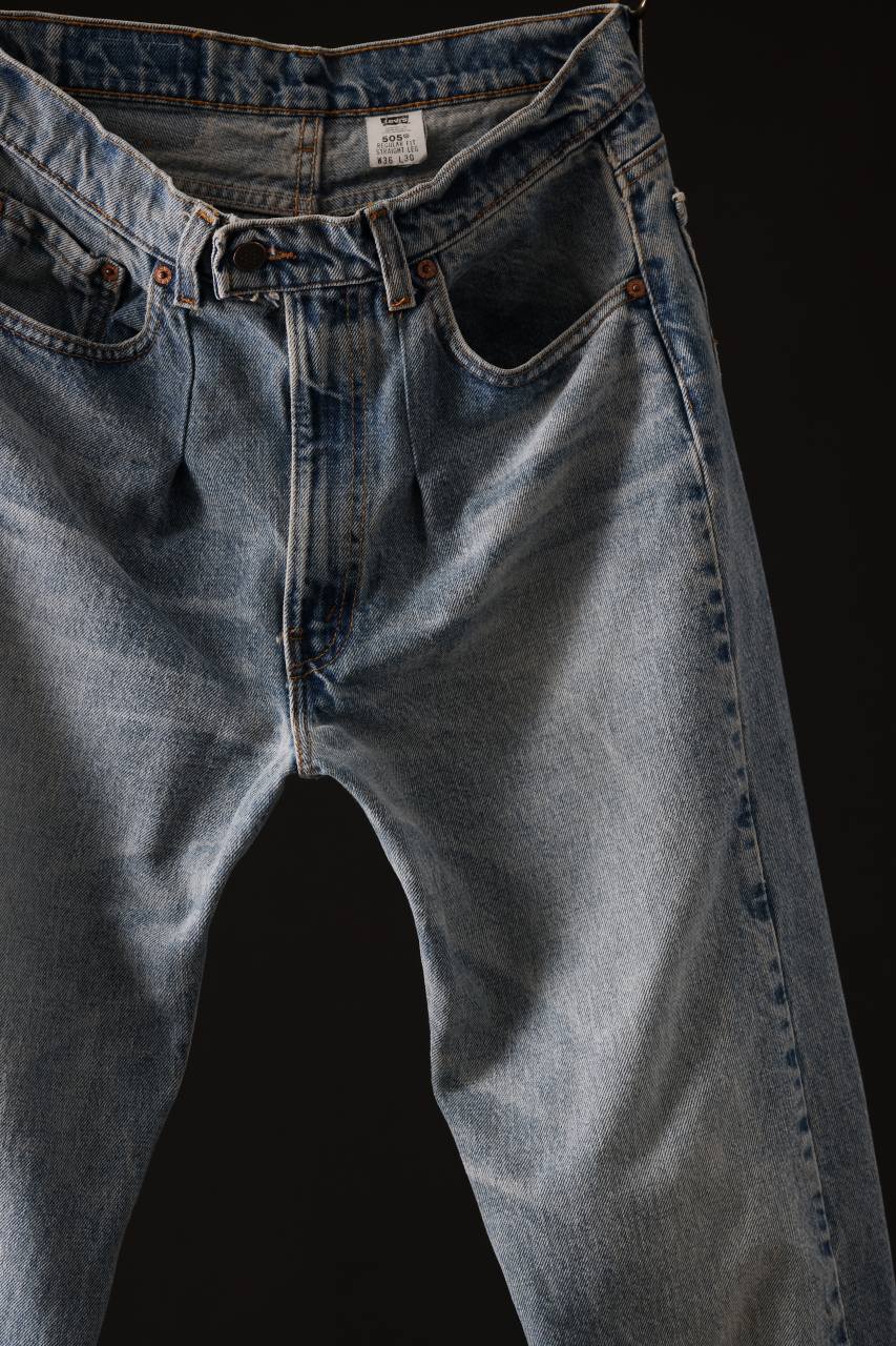 CHANGES REMAKE DENIM PANTS / VINTAGE LEVI’S JEANS (INDIGO #D) - Image 5
