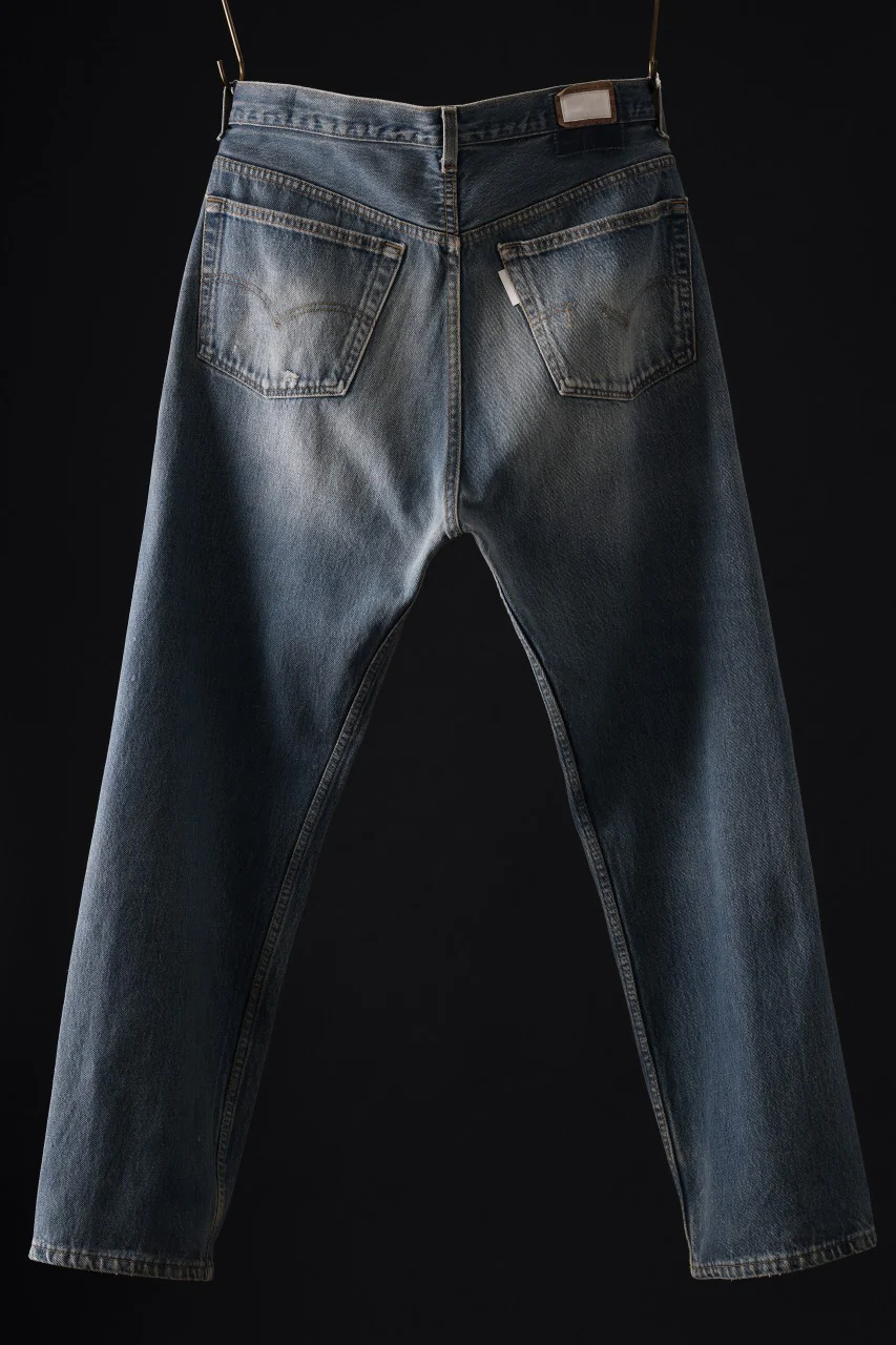 CHANGES REMAKE DENIM PANTS / VINTAGE LEVI’S JEANS (INDIGO #E) - Image 3