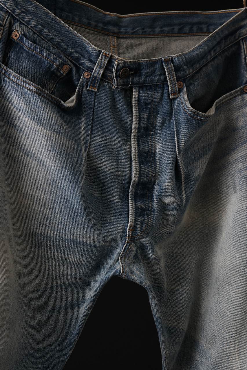 CHANGES REMAKE DENIM PANTS / VINTAGE LEVI’S JEANS (INDIGO #E) - Image 6