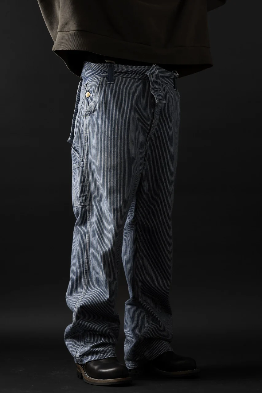 CHANGES REMAKE PAINTER HICKORY DENIM PANTS with APRON PARTS (INDIGO) - Image 14