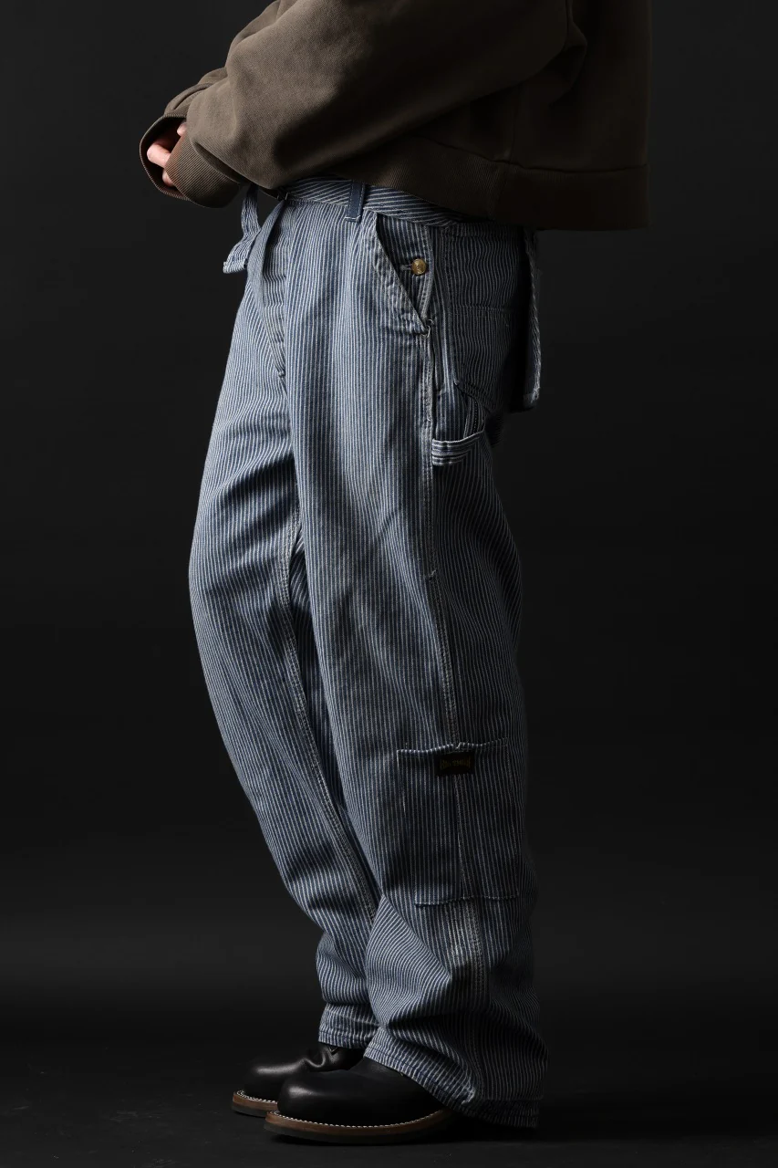 CHANGES REMAKE PAINTER HICKORY DENIM PANTS with APRON PARTS (INDIGO) - Image 18