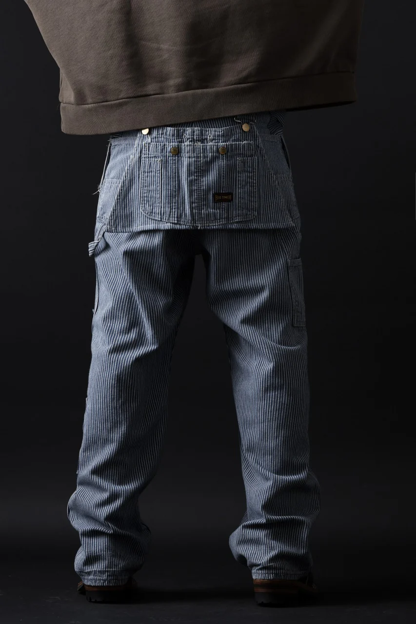 CHANGES REMAKE PAINTER HICKORY DENIM PANTS with APRON PARTS (INDIGO) - Image 21
