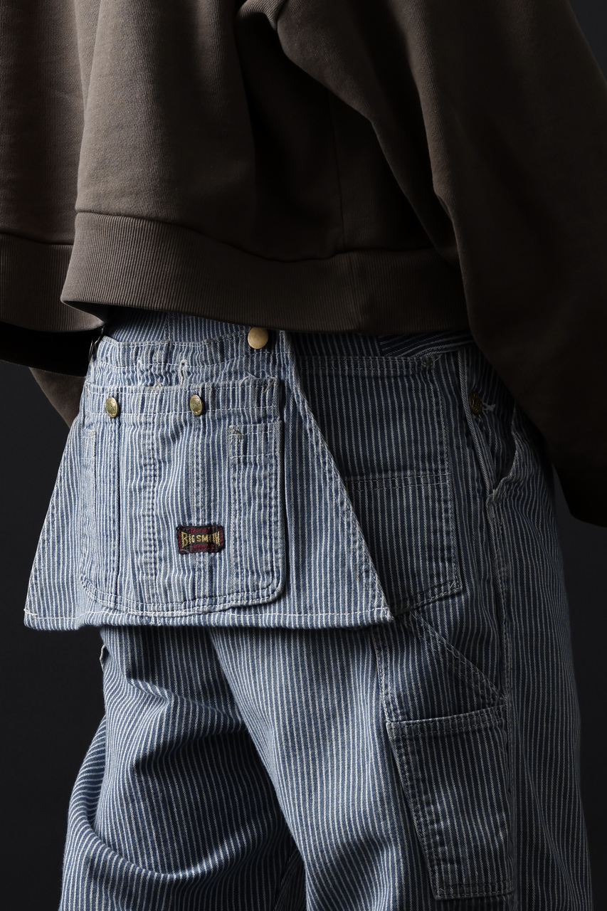 CHANGES REMAKE PAINTER HICKORY DENIM PANTS with APRON PARTS (INDIGO) - Image 26