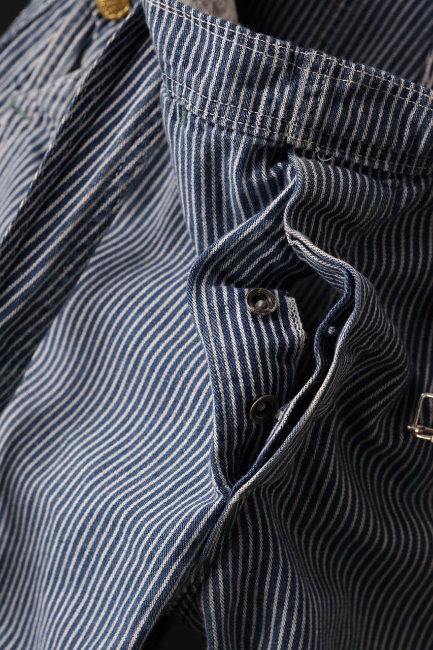 CHANGES REMAKE PAINTER HICKORY DENIM PANTS with APRON PARTS (INDIGO) - Image 8