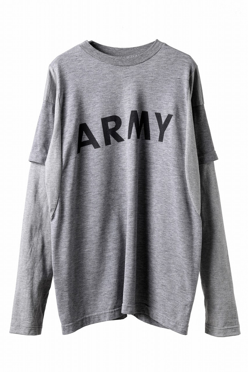 CHANGES REMAKE LAYERED L/S TEE (GRAY #A) - Image 4