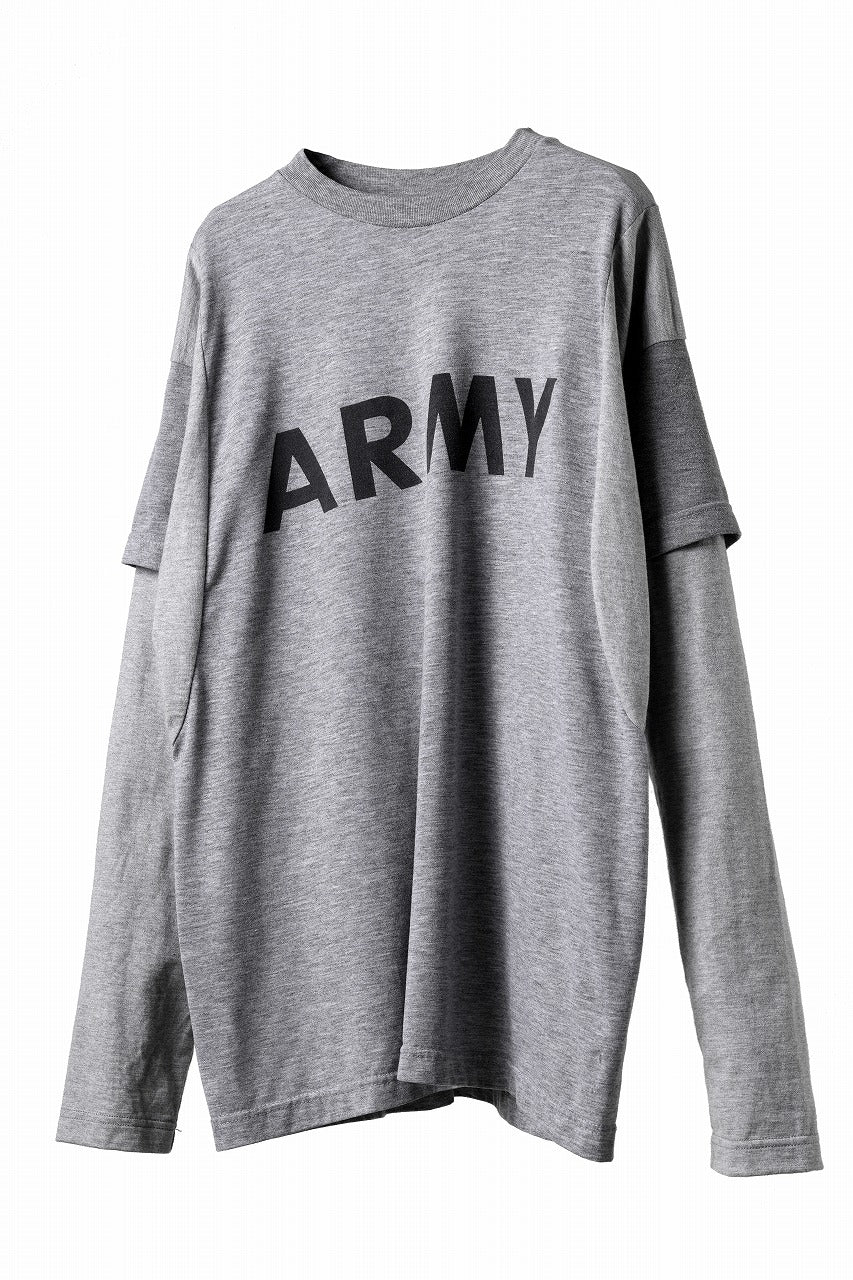 CHANGES REMAKE LAYERED L/S TEE (GRAY #A) - Image 5
