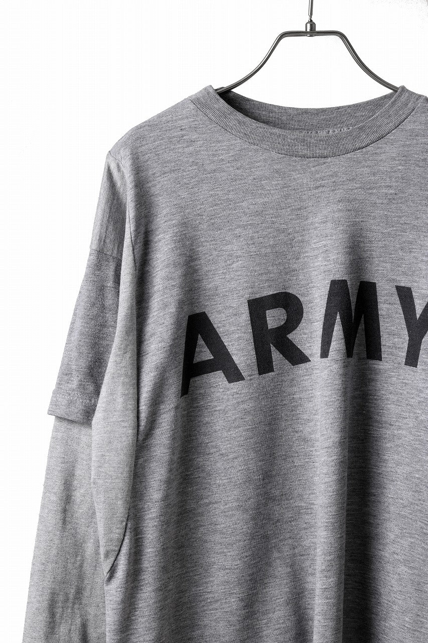 CHANGES REMAKE LAYERED L/S TEE (GRAY #A) - Image 7