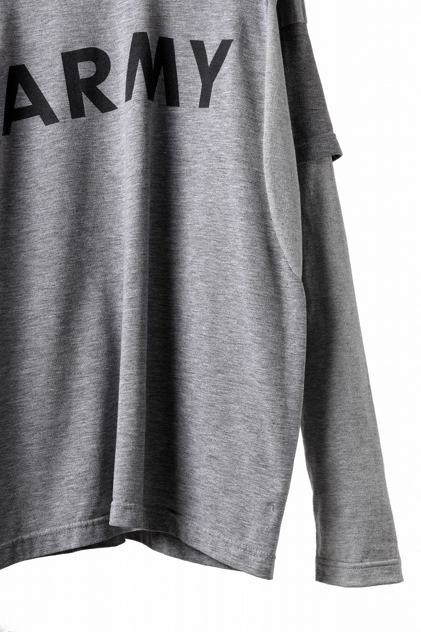 CHANGES REMAKE LAYERED L/S TEE (GRAY #A) - Image 8