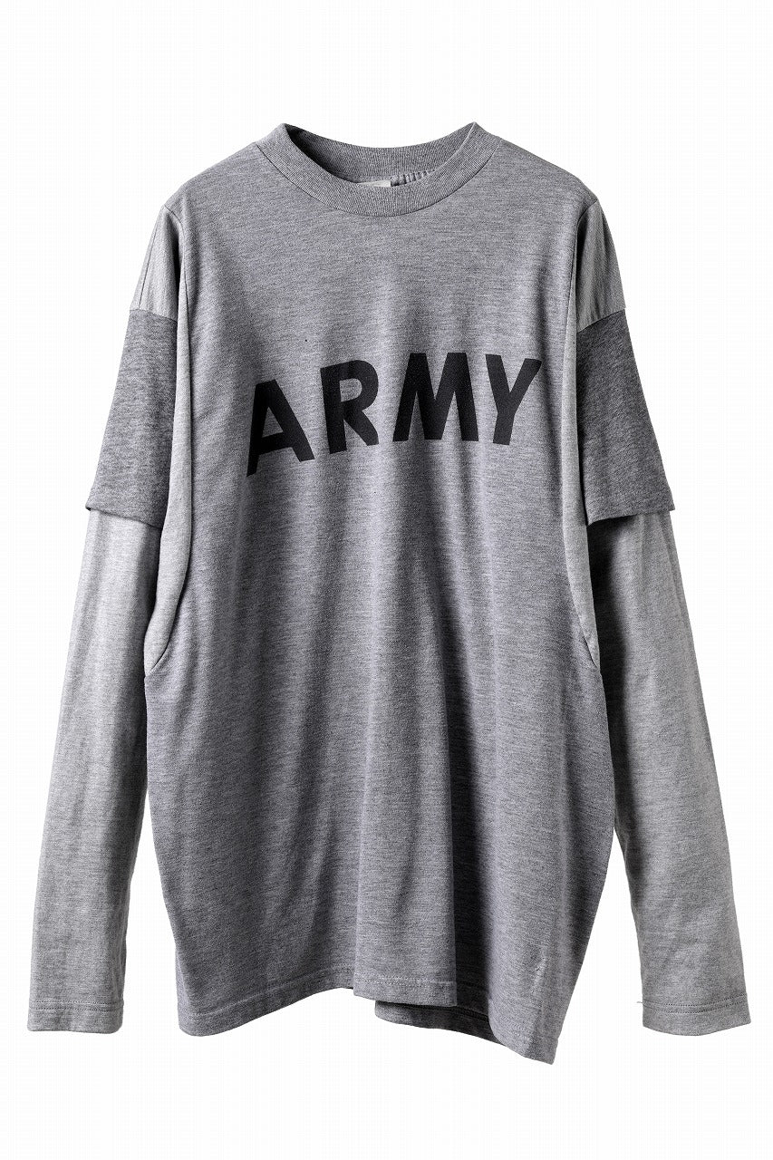 CHANGES REMAKE LAYERED L/S TEE (GRAY #B) - Image 4