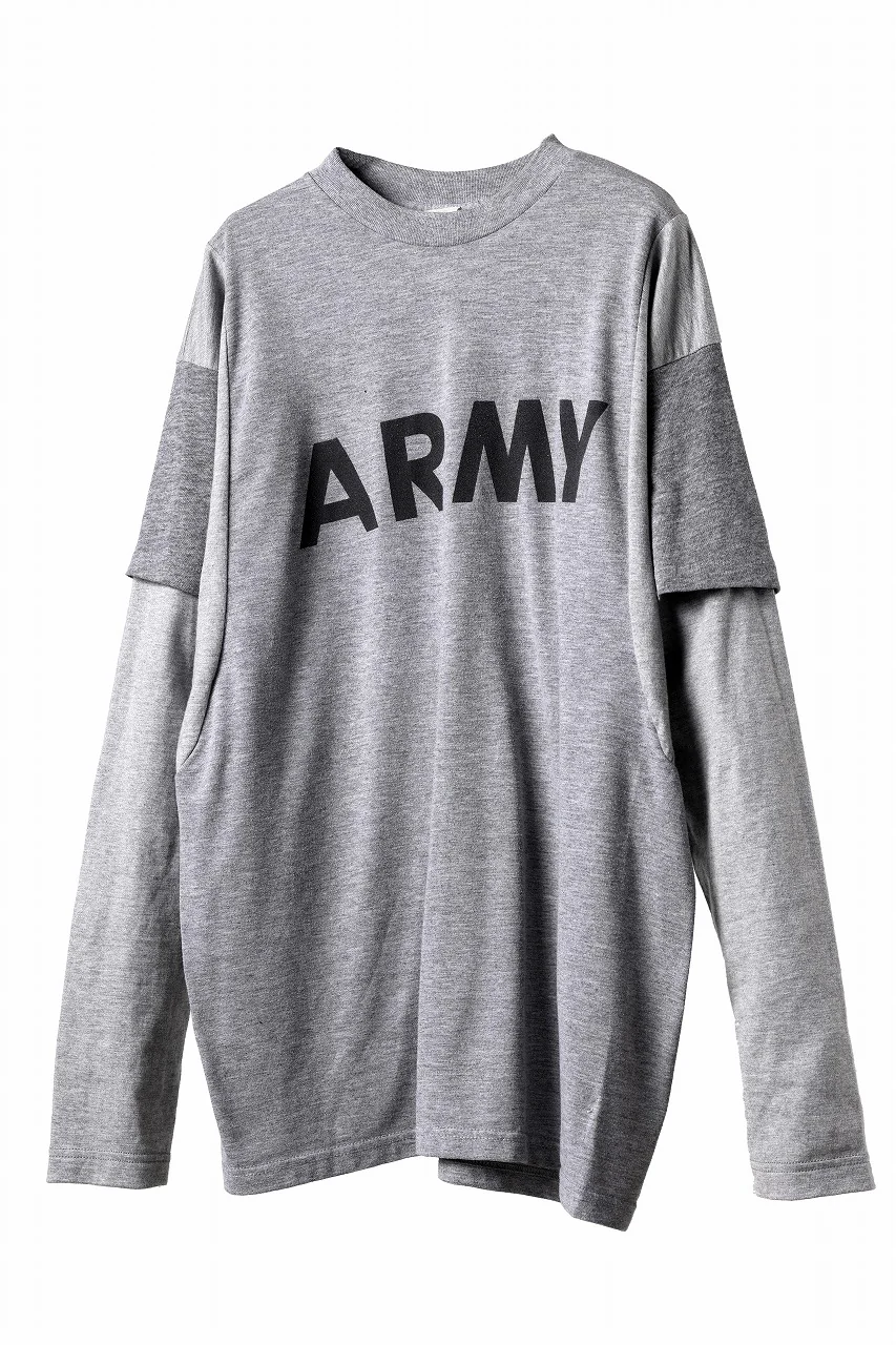 CHANGES REMAKE LAYERED L/S TEE (GRAY #B) - Image 5