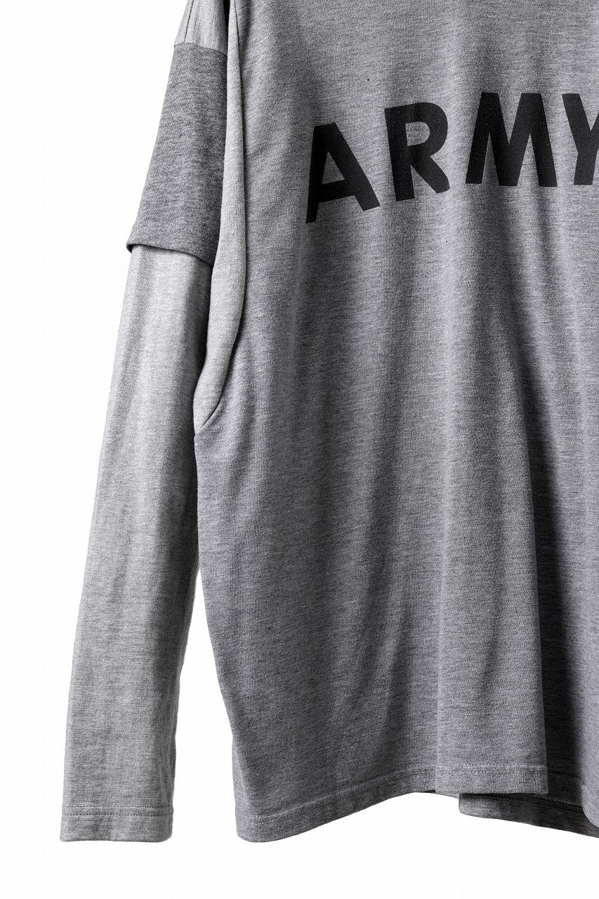 CHANGES REMAKE LAYERED L/S TEE (GRAY #B) - Image 8