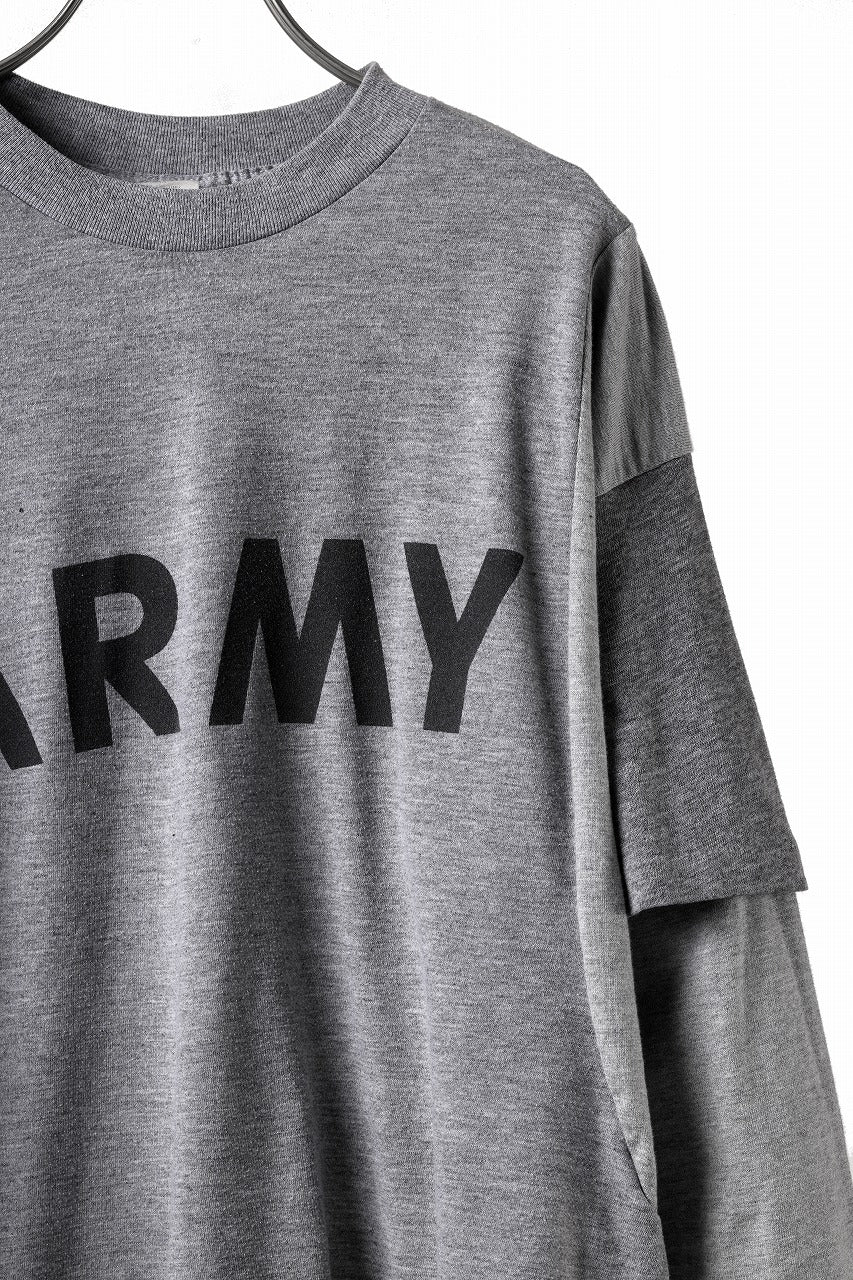 CHANGES REMAKE LAYERED L/S TEE (GRAY #B) - Image 9