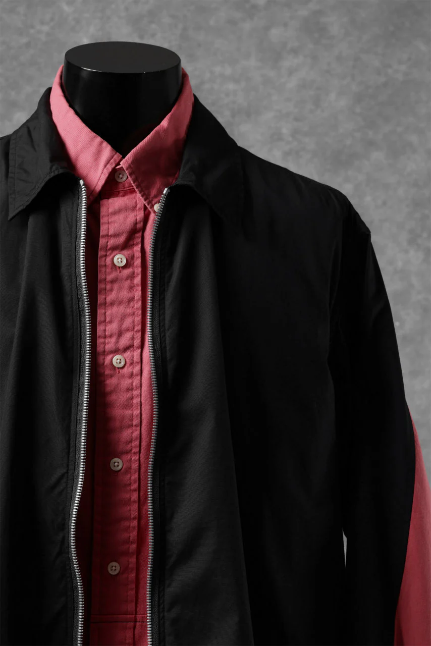 CHANGES REMAKE LAYERED SHIRT BLOUSON (BLACK) - Image 7