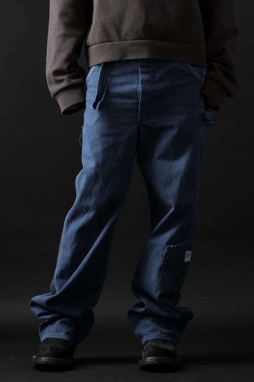 CHANGES REMAKE PAINTER DENIM PANTS with APRON PARTS (INDIGO #A) - Image 19
