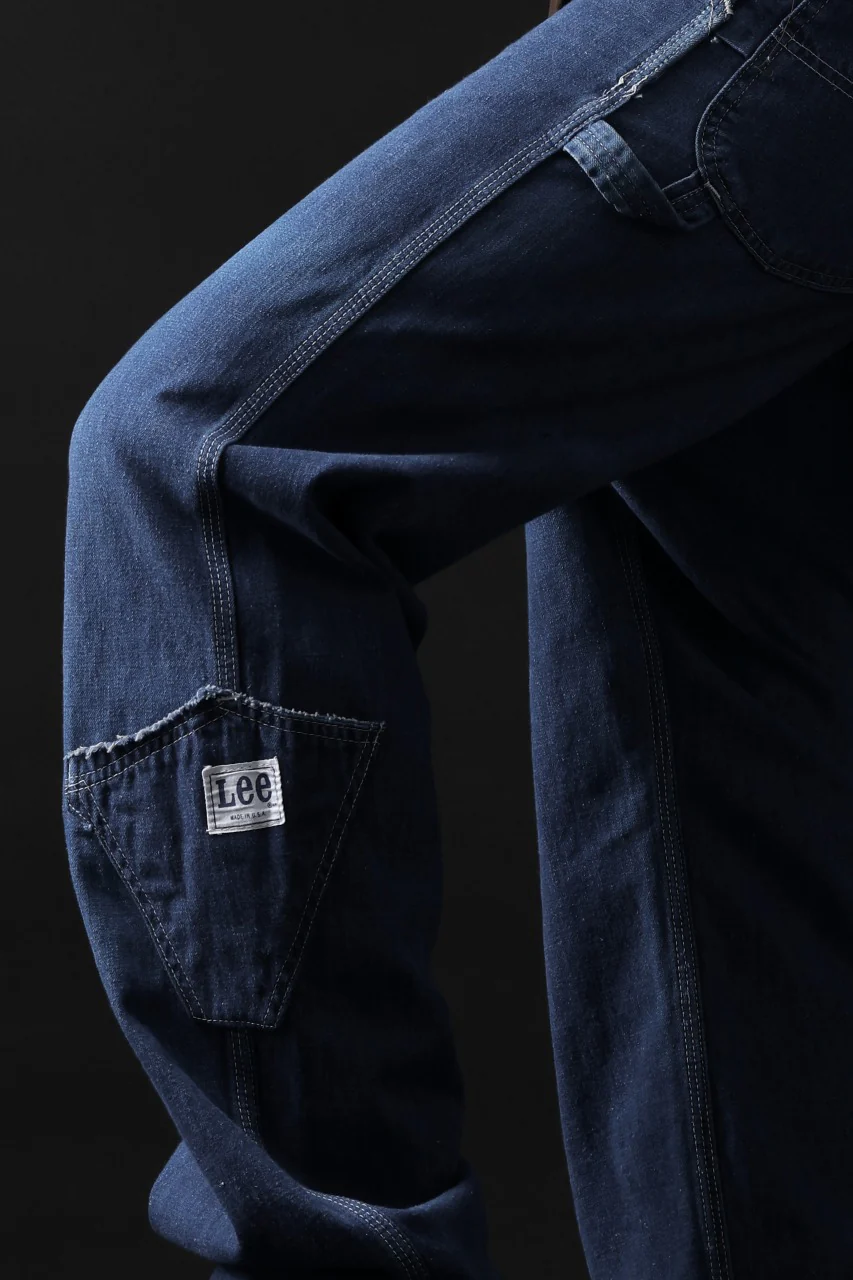 CHANGES REMAKE PAINTER DENIM PANTS with APRON PARTS (INDIGO #A) - Image 30