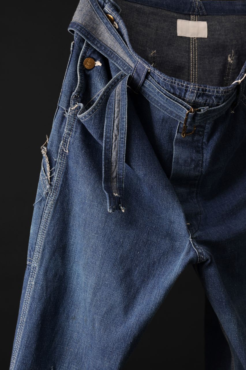 CHANGES REMAKE PAINTER DENIM PANTS with APRON PARTS (INDIGO #A) - Image 8