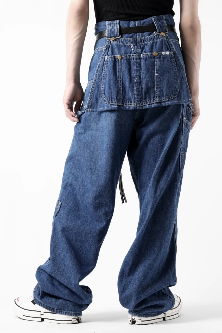 CHANGES REMAKE PAINTER DENIM PANTS with APRON PARTS (INDIGO #B) - Image 12