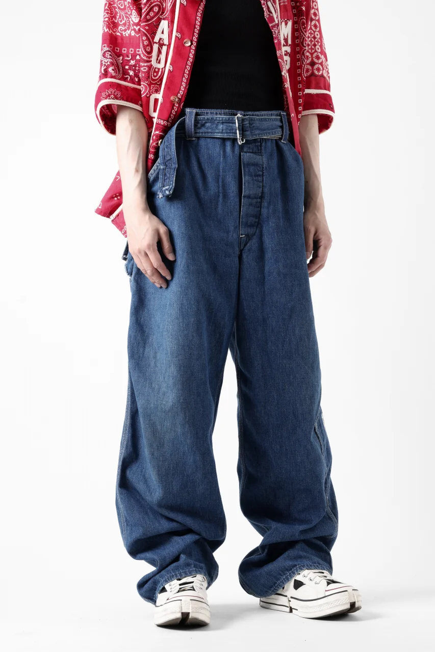 CHANGES REMAKE PAINTER DENIM PANTS with APRON PARTS (INDIGO #B) - Image 13