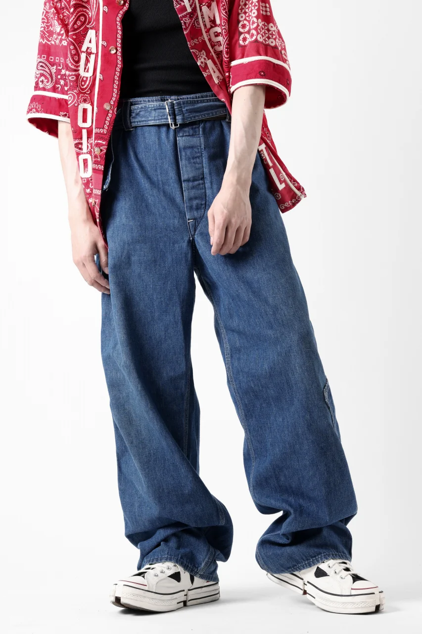 CHANGES REMAKE PAINTER DENIM PANTS with APRON PARTS (INDIGO #B) - Image 15