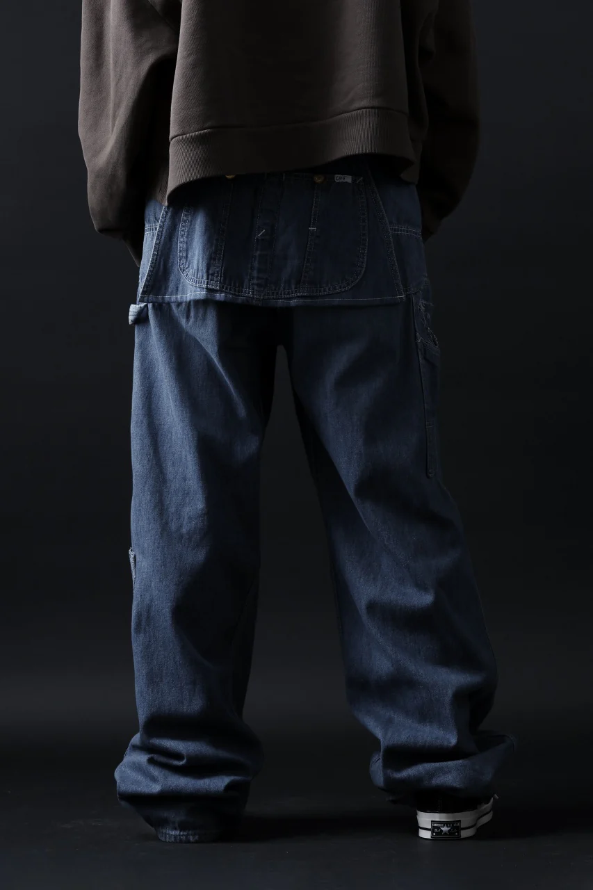 CHANGES REMAKE PAINTER DENIM PANTS with APRON PARTS (INDIGO #B) - Image 33