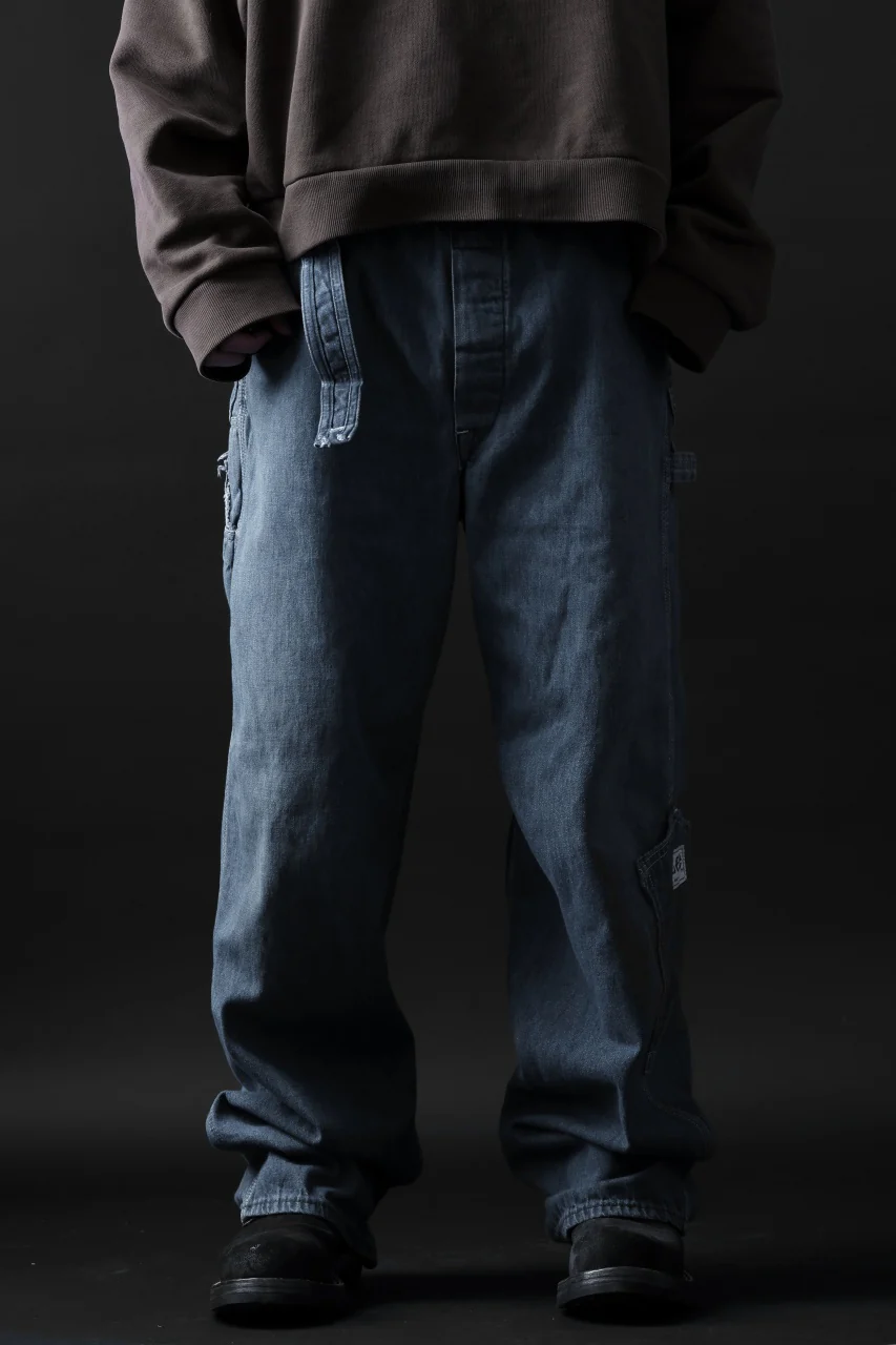 CHANGES REMAKE PAINTER DENIM PANTS with APRON PARTS (INDIGO #B) - Image 37