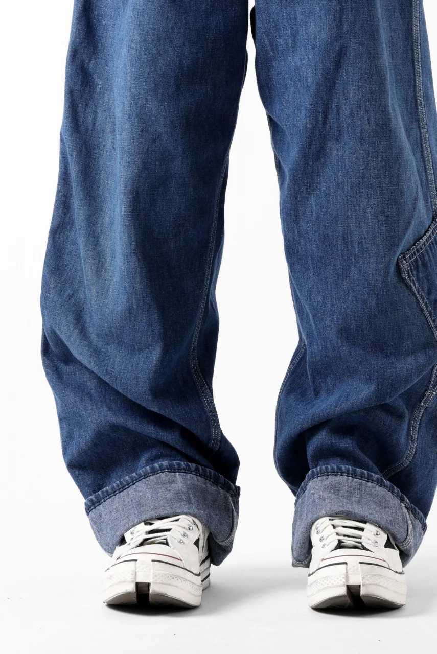 CHANGES REMAKE PAINTER DENIM PANTS with APRON PARTS (INDIGO #B) - Image 45