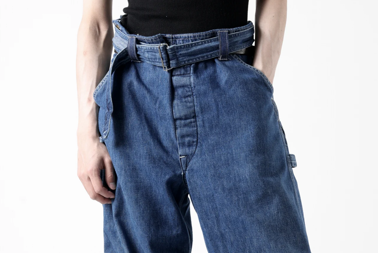CHANGES REMAKE PAINTER DENIM PANTS with APRON PARTS (INDIGO #B) - Image 49
