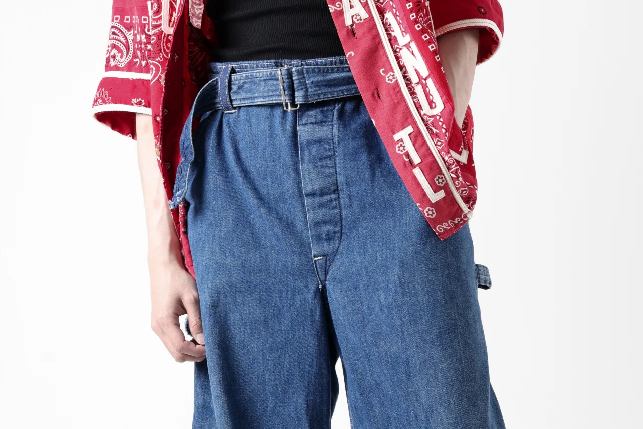 CHANGES REMAKE PAINTER DENIM PANTS with APRON PARTS (INDIGO #B) - Image 51
