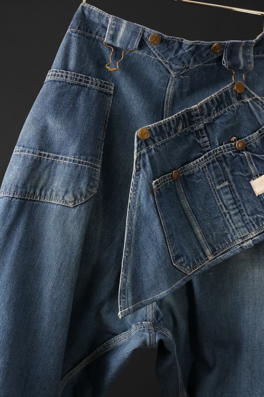 CHANGES REMAKE PAINTER DENIM PANTS with APRON PARTS (INDIGO #C) - Image 11