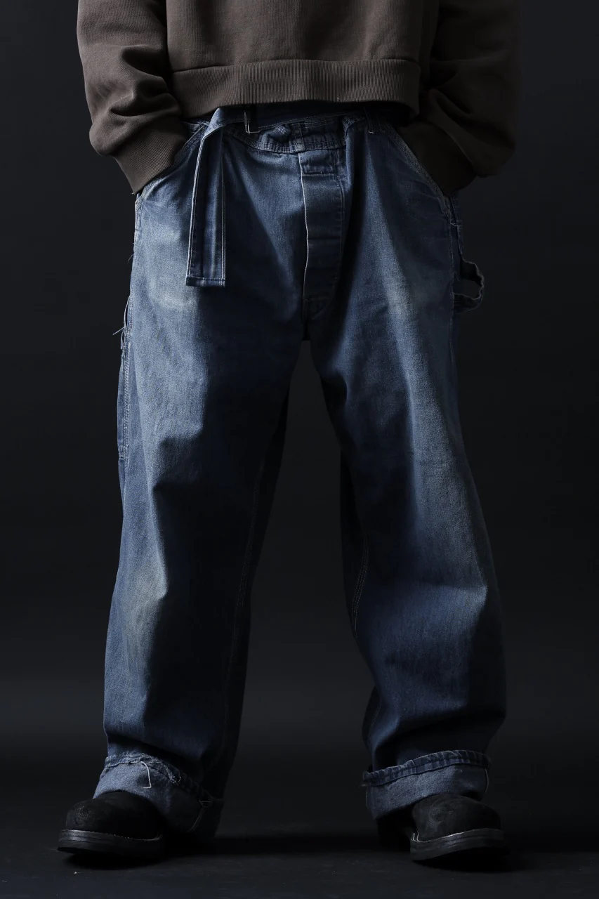 CHANGES REMAKE PAINTER DENIM PANTS with APRON PARTS (INDIGO #C) - Image 21