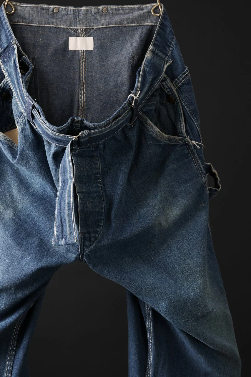 CHANGES REMAKE PAINTER DENIM PANTS with APRON PARTS (INDIGO #C) - Image 5
