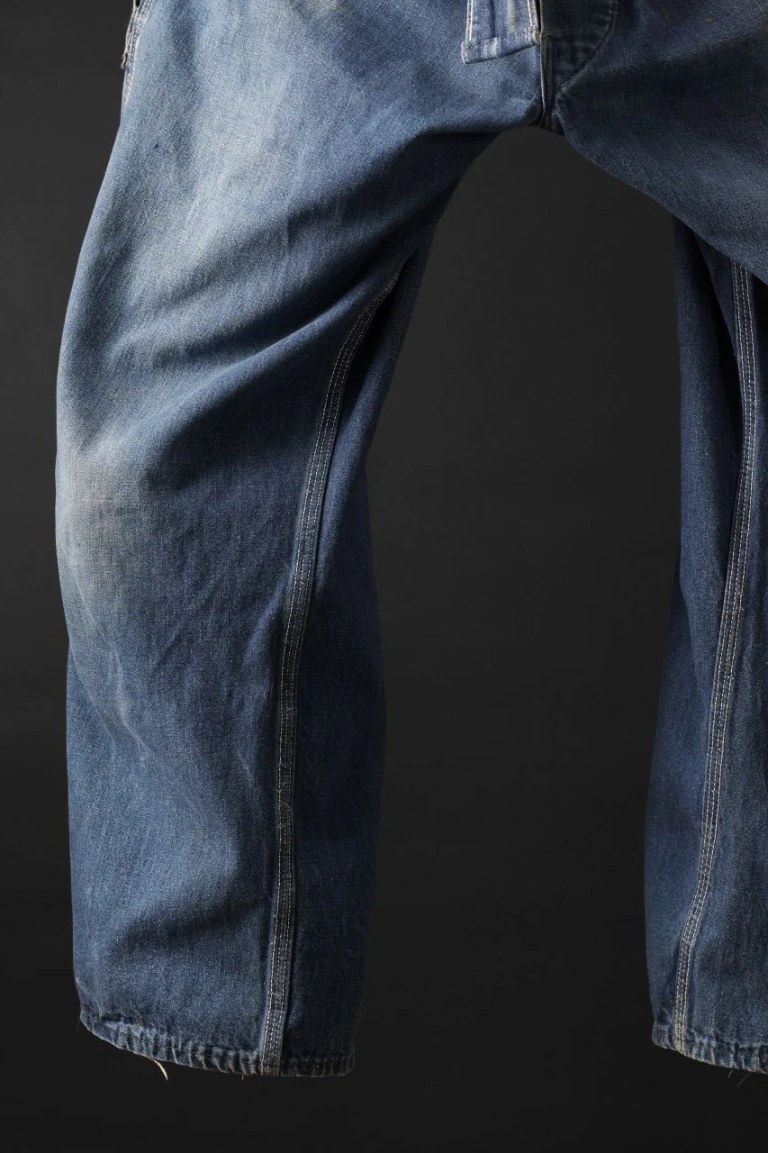 CHANGES REMAKE PAINTER DENIM PANTS with APRON PARTS (INDIGO #C) - Image 6