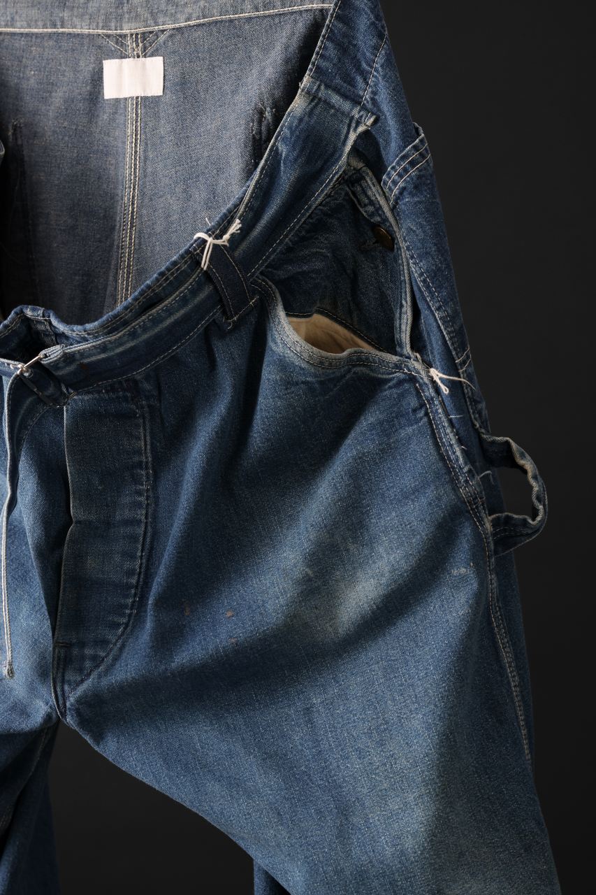 CHANGES REMAKE PAINTER DENIM PANTS with APRON PARTS (INDIGO #C) - Image 7