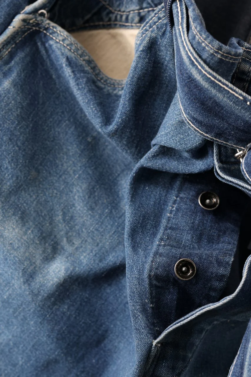 CHANGES REMAKE PAINTER DENIM PANTS with APRON PARTS (INDIGO #C) - Image 8