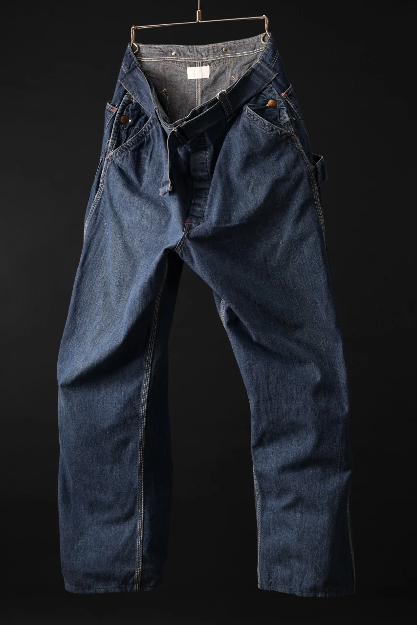 CHANGES REMAKE PAINTER DENIM PANTS with APRON PARTS (INDIGO #D) - Image 2