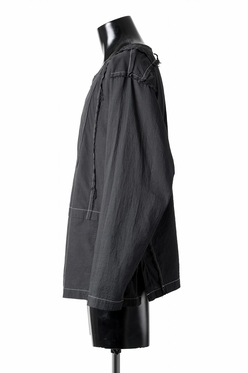 CHANGES REMAKE SWITCH PULLOVER SHIRTS (BLACK #A) - Image 5
