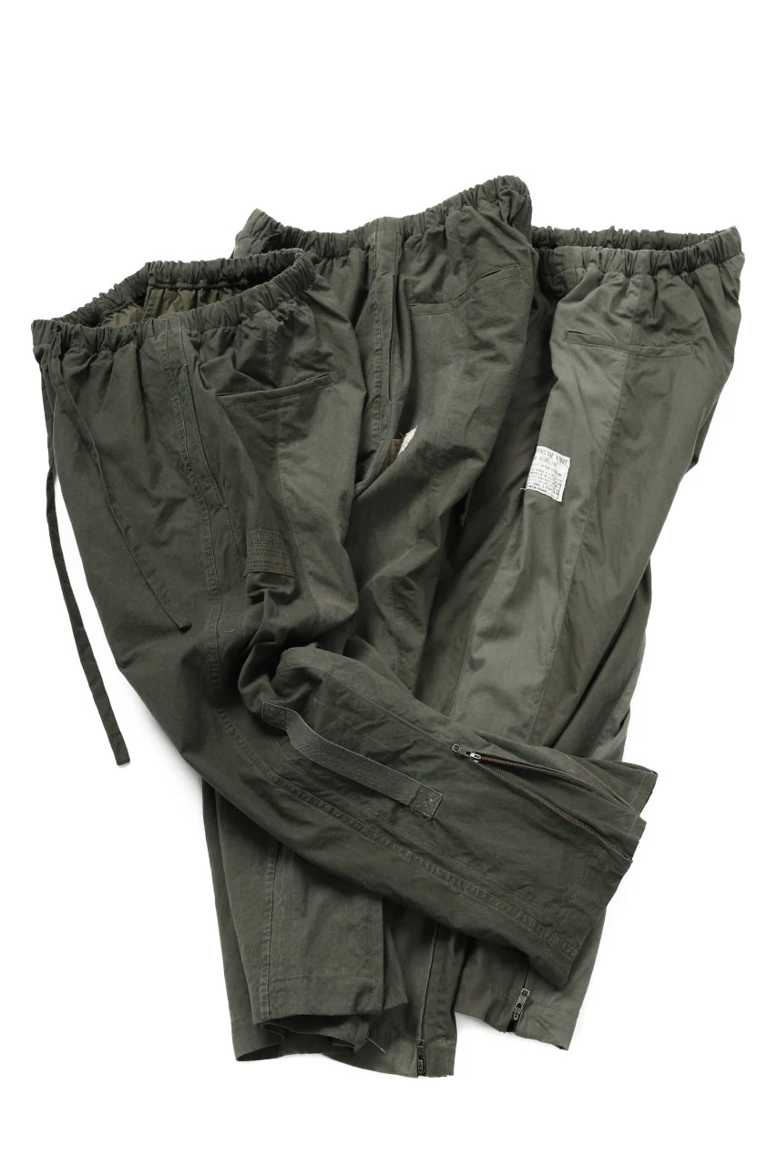 CHANGES VINTAGE REMAKE EASY JOCKEY PANTS / US ARMY SCHLAFCOVER (KHAKI #A) - Image 15