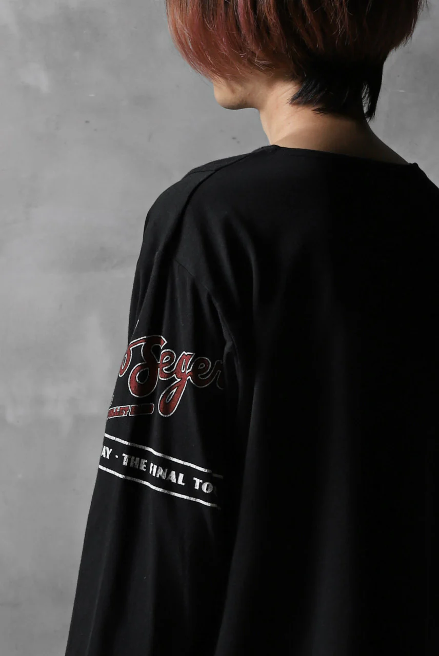 CHANGES VINTAGE REMAKE BOAT-NECK BAND L/S TEE (BLACK #A) - Image 10
