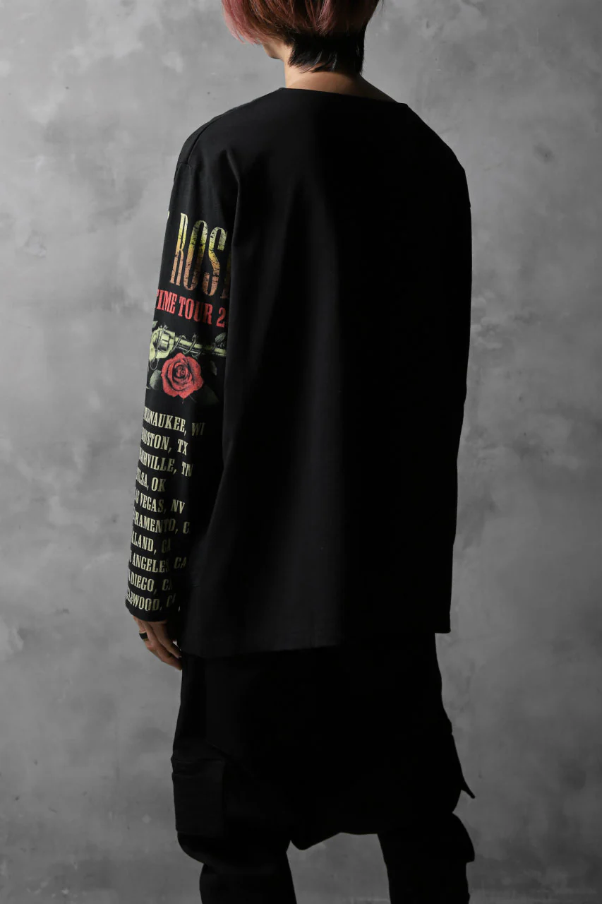 CHANGES VINTAGE REMAKE BOAT-NECK BAND L/S TEE (BLACK #B) - Image 7