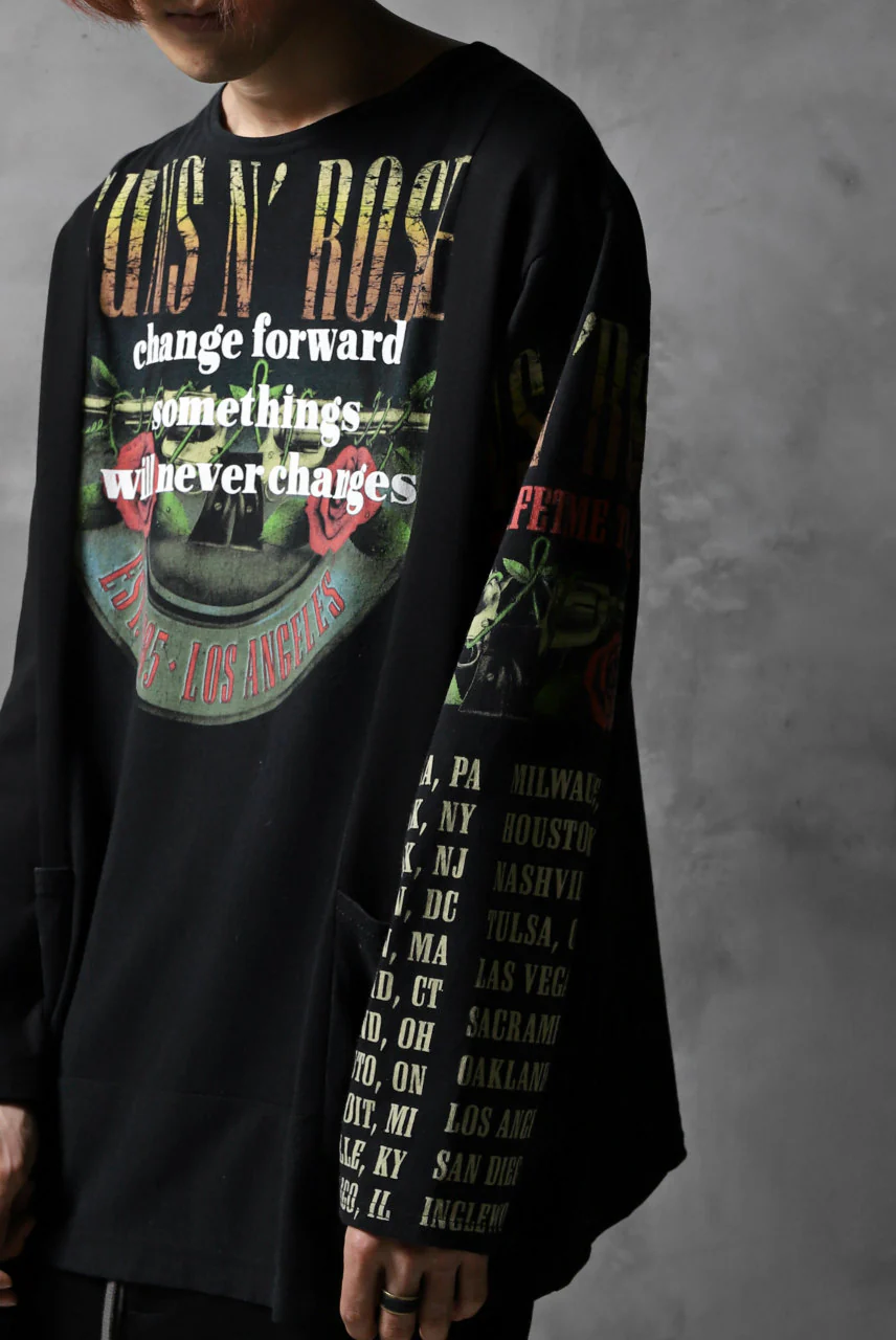 CHANGES VINTAGE REMAKE BOAT-NECK BAND L/S TEE (BLACK #B) - Image 9